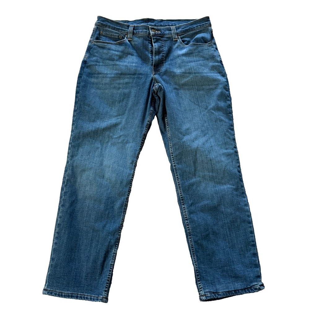 LLBean Red Flannel Blanket Line Mens Jeans VTG 1912 35x29 Regular Fit Straight‎